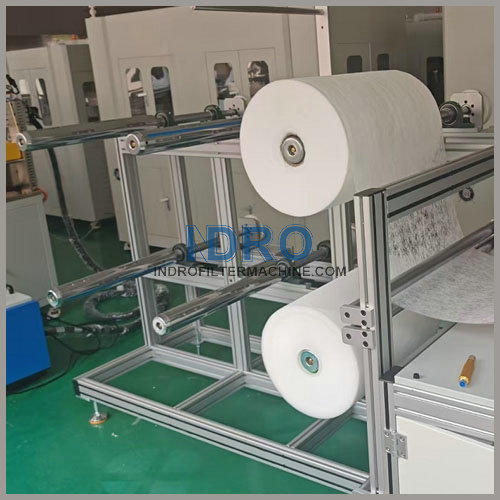 Ligne de production de cartouches filtrantes multicouches enroulées/enroulées/enroulées