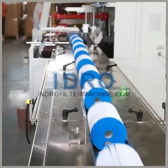 Ligne de machines d'emballage de cartouches filtrantes
