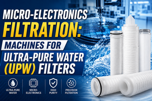 Filtration microélectronique : Machines pour filtres à eau ultra-pure (UPW)