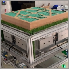Ligne de production de filtres CVC - Filtres à air plissés à cadre en carton